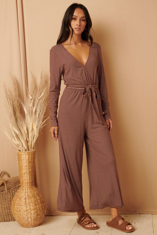 Striped Jumpsuit